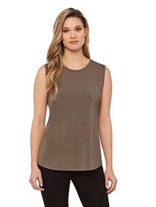 Rekucci Women's Soft Jersey Knit Sleeveless Tank Top (S-XXL)