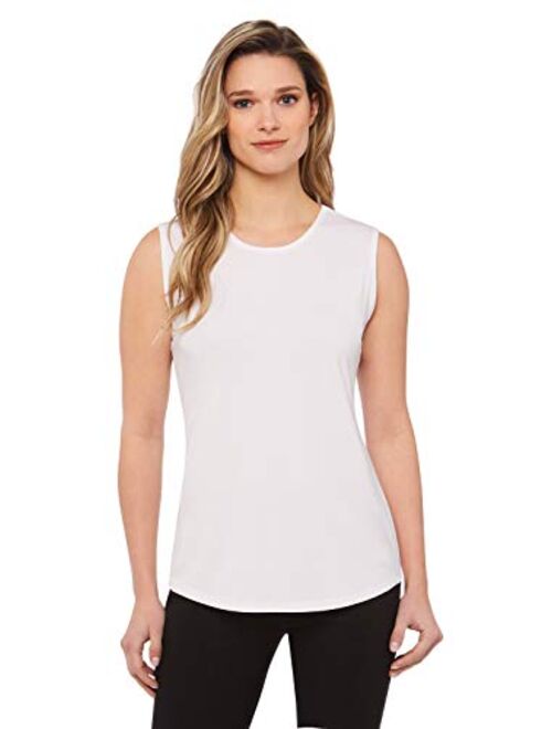 Rekucci Women's Soft Jersey Knit Sleeveless Tank Top (S-XXL)