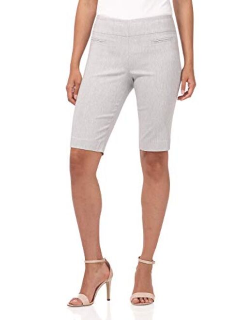 Rekucci Women's Ease in to Comfort Fit Pull-On Modern City Shorts