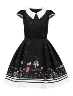 BlackButterfly Kids 'Olivia' Vintage Sunshine 50's Children's Girls Dress