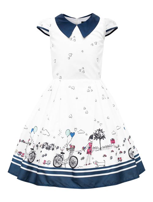 BlackButterfly Kids 'Olivia' Vintage Sunshine 50's Children's Girls Dress