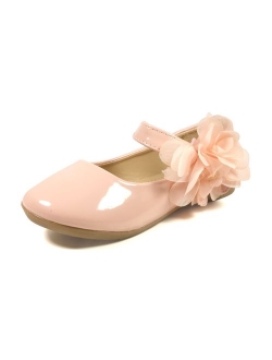 Nova Utopia Toddler Little Girls Dress Ballet Mary Jane Bow Flat Shoes