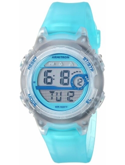 Sport Women's Digital Chronograph Black Resin Strap Watch