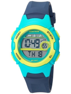 Sport Women's Digital Chronograph Black Resin Strap Watch