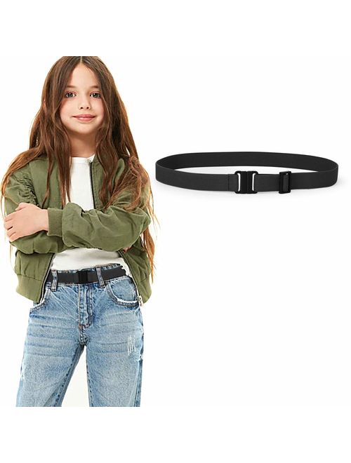 JASGOOD Kids Nickel Free Blets,Adjustable Elastic Belts for Pants Children,Stretch Belts for Boys Girls and Toddlers