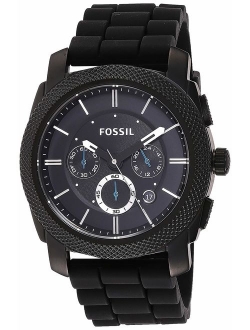 Men's FS4487IE Machine Stainless Steel and Silicone Chronograph Quartz Watch