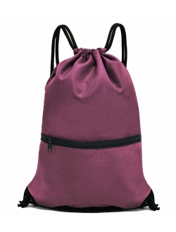 HOLYLUCK Drawstring Backpack Bag Sport Gym Sackpack