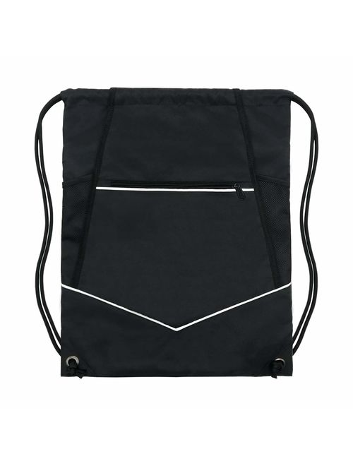 HOLYLUCK Drawstring Backpack Bag Sport Gym Sackpack