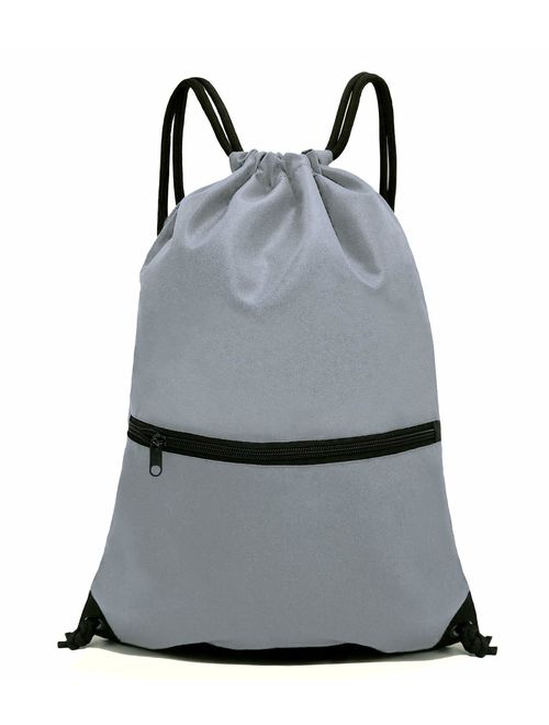 HOLYLUCK Drawstring Backpack Bag Sport Gym Sackpack