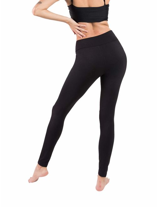 Baihetu High Waist Leggings with Inner Pocket Super Soft Yoga Pants for Women