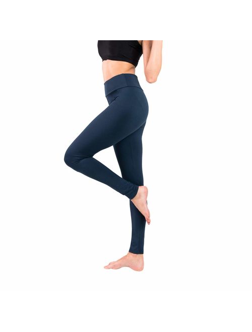 Baihetu High Waist Leggings with Inner Pocket Super Soft Yoga Pants for Women