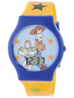 Kids' TY1095 Toy Story Watch with Yellow Plastic Band