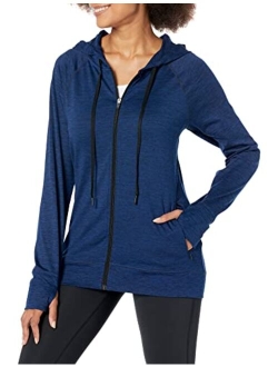 Women's Brushed Tech Stretch Full-Zip Hoodie