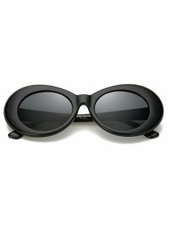 FOURCHEN Clout Goggles Sunglasses for kids Bold Retro Oval Round Lens