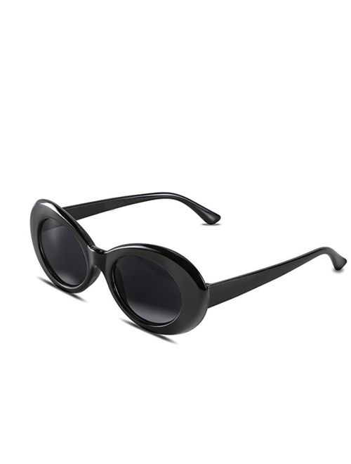 Buy FOURCHEN Clout Goggles Sunglasses for kids Bold Retro Oval Round ...