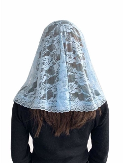 Veil Lace Mantilla Catholic Church Veil Head Covering Latin Mass