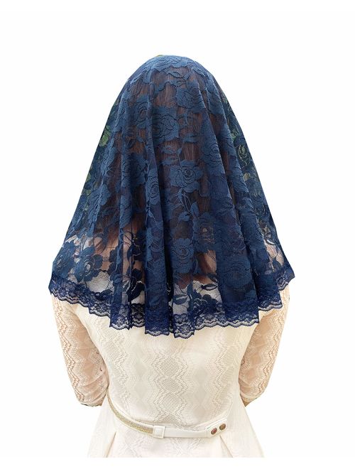 Veil Lace Mantilla Catholic Church Veil Head Covering Latin Mass