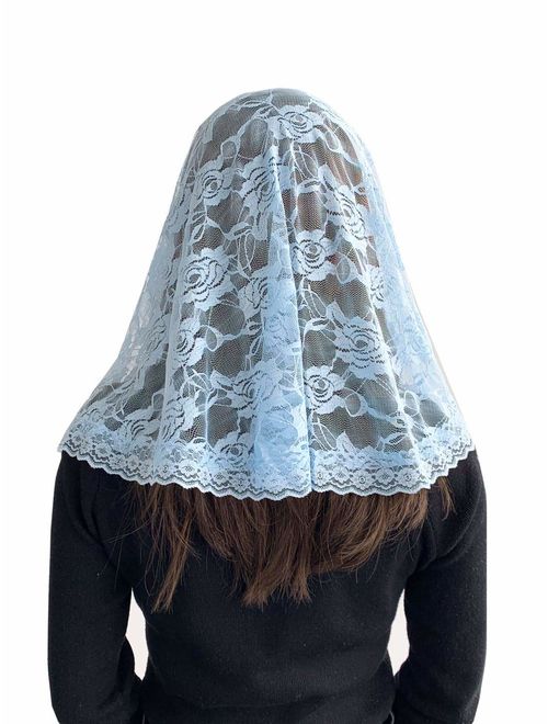 Veil Lace Mantilla Catholic Church Veil Head Covering Latin Mass