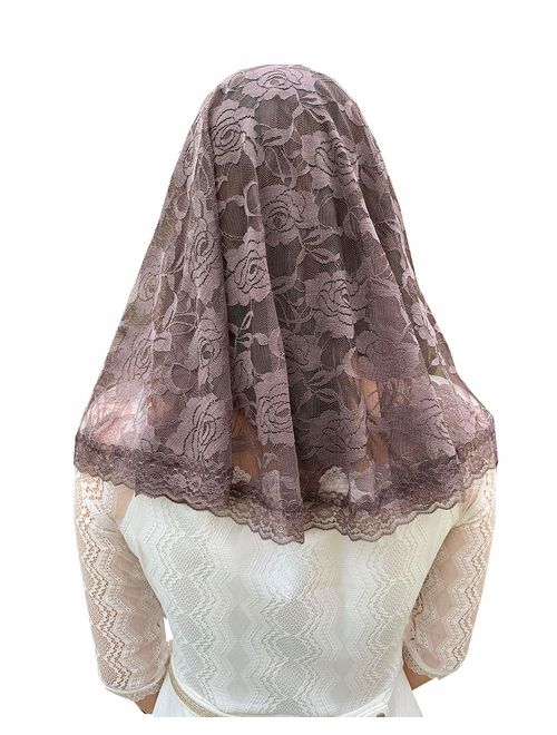 Veil Lace Mantilla Catholic Church Veil Head Covering Latin Mass