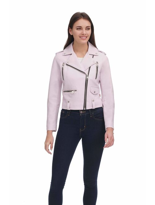 Levi's Women's Faux Leather Contemporary Asymmetrical Motorcycle Jacket