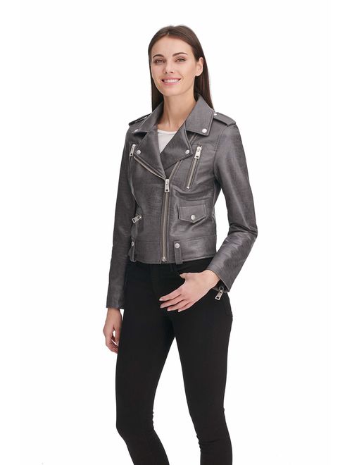 Levi's Women's Faux Leather Contemporary Asymmetrical Motorcycle Jacket