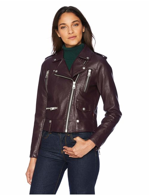 Levi's Women's Faux Leather Contemporary Asymmetrical Motorcycle Jacket