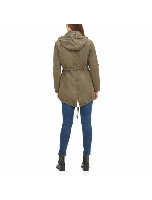 women's levi's hooded anorak jacket