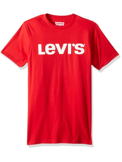 Levi's Men's Cotton Short Sleeve Graphic Logo Crew Neck T-Shirt