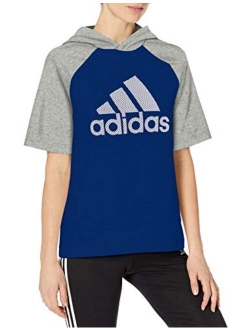 Women's Athletics Fashion Full Zip Short Sleeve Hoody