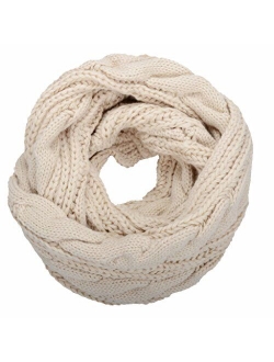 NEOSAN Womens Thick Ribbed Knit Winter Infinity Circle Loop Scarf