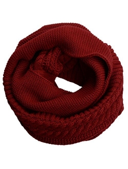 NEOSAN Womens Thick Ribbed Knit Winter Infinity Circle Loop Scarf