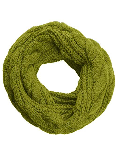 NEOSAN Womens Thick Ribbed Knit Winter Infinity Circle Loop Scarf