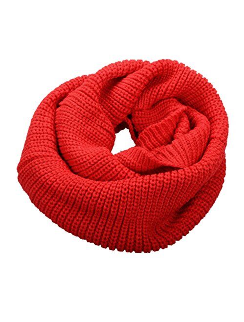 NEOSAN Womens Thick Ribbed Knit Winter Infinity Circle Loop Scarf