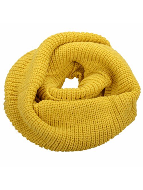 NEOSAN Womens Thick Ribbed Knit Winter Infinity Circle Loop Scarf