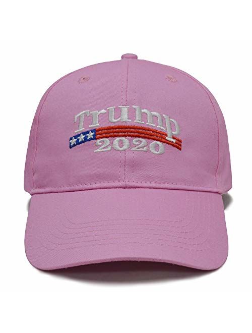 Besti Donald Trump 2020 Keep America Great Cap Adjustable Baseball Hat with USA Flag - Breathable Eyelets