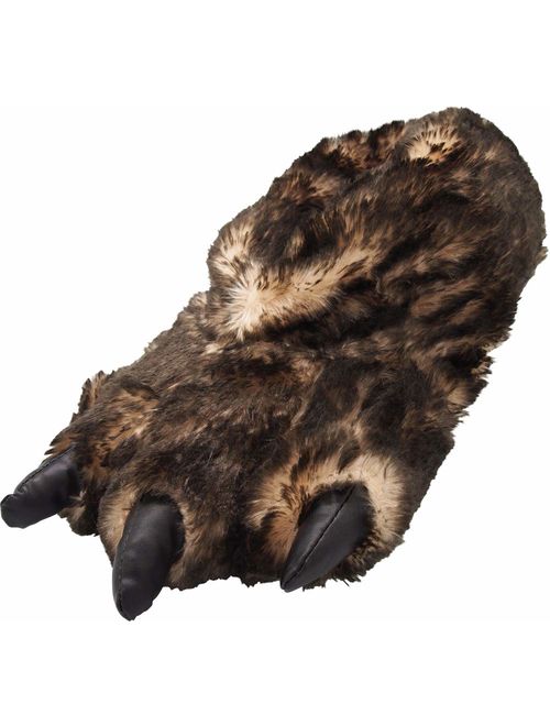 NORTY Grizzly Bear Stuffed Animal Claw Paw Slippers Toddlers, Kids & Adults