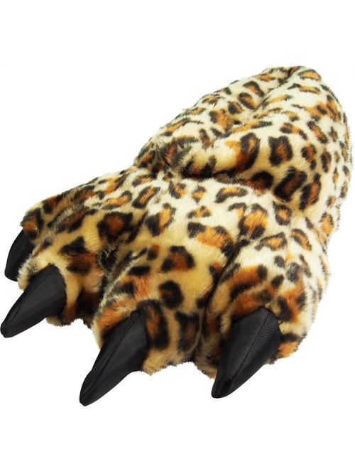 NORTY Grizzly Bear Stuffed Animal Claw Paw Slippers Toddlers, Kids & Adults