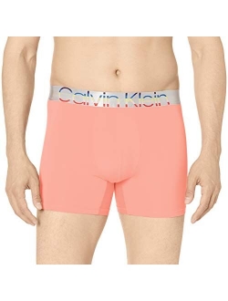 Nylon Solid Elastic Waist Steel Micro Boxer Briefs