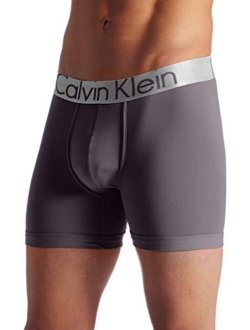 Nylon Solid Elastic Waist Steel Micro Boxer Briefs