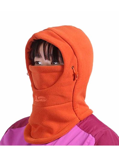 ZZLAY Children's Balaclavas Hat Thick Thermal Windproof Ski Cycling Face Mask Caps Hood Cover Adjustable Cap