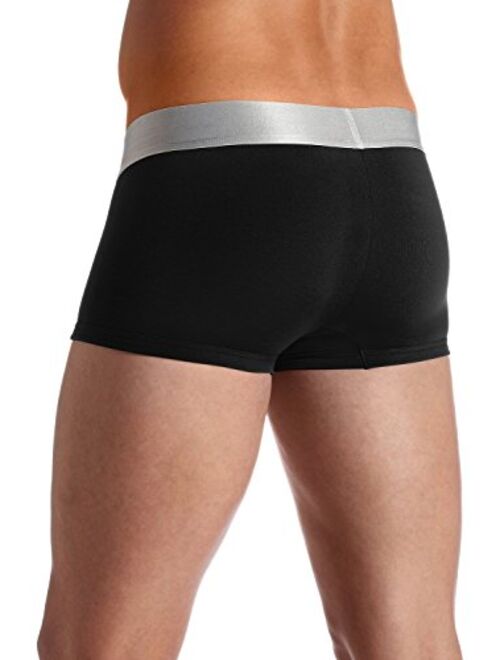 Calvin Klein Men's Solid Elastic Waist Steel Micro Low Rise Trunks