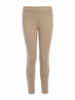 Girls' School Uniform Stretch Interlock Legging