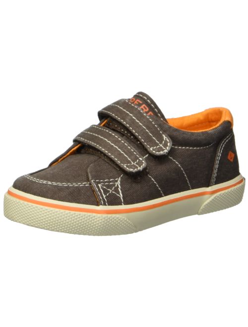 Sperry Halyard Hook & Loop Boat Shoe (Toddler/Little Kid)