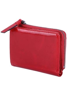 Itslife Small Wallet for Women Rfid Blocking Compact Bifold Leather Wallet Ladies Mini Purse with id Window