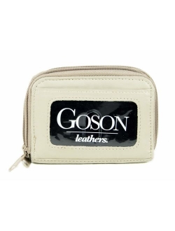 Goson Womens Leather Mini Wallet Credit Cards Cash Coin Holder