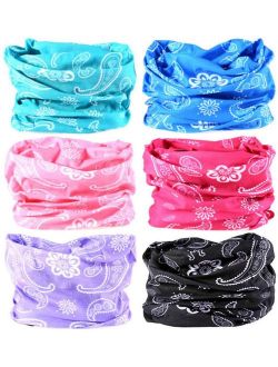 VANCROWN Headwear Wide Headbands Scarf Head Wrap Mask Neck Warmer