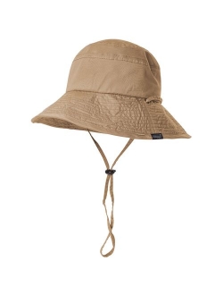 Comhats Womens Summer Flap Cover Cap Cotton UPF 50+ Sun Shade Hat with Neck Cord