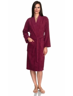 TowelSelections Women's Robe Turkish Cotton Terry Kimono Bathrobe