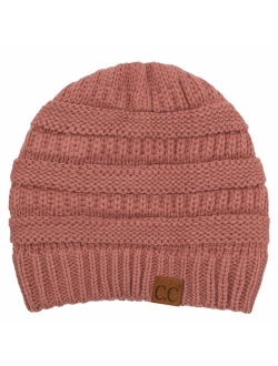 C.C Women's Thick Soft Knit Beanie Cap Hat