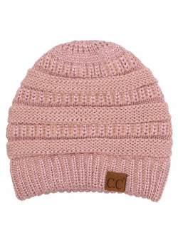 C.C Women's Thick Soft Knit Beanie Cap Hat